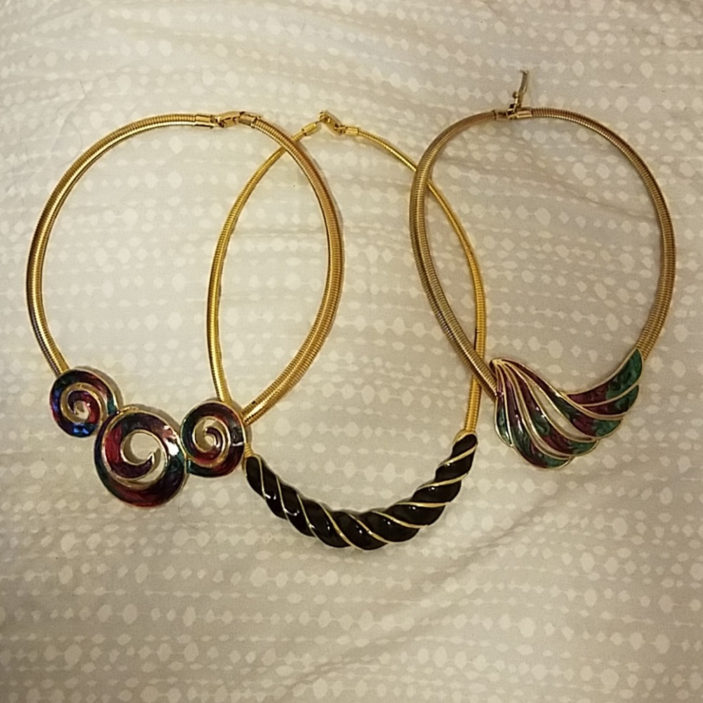 3 Vintage Monet Necklaces